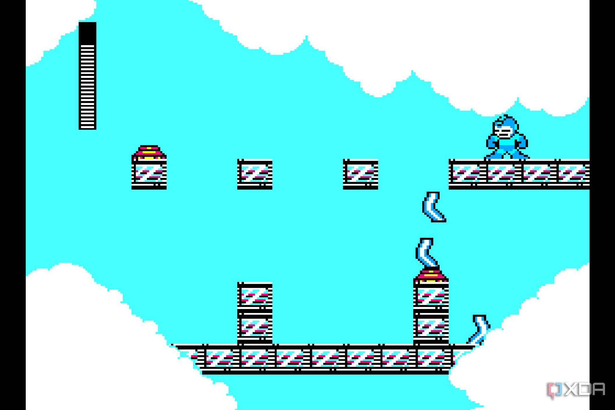 Screenshot from the NES game Mega Man 2.