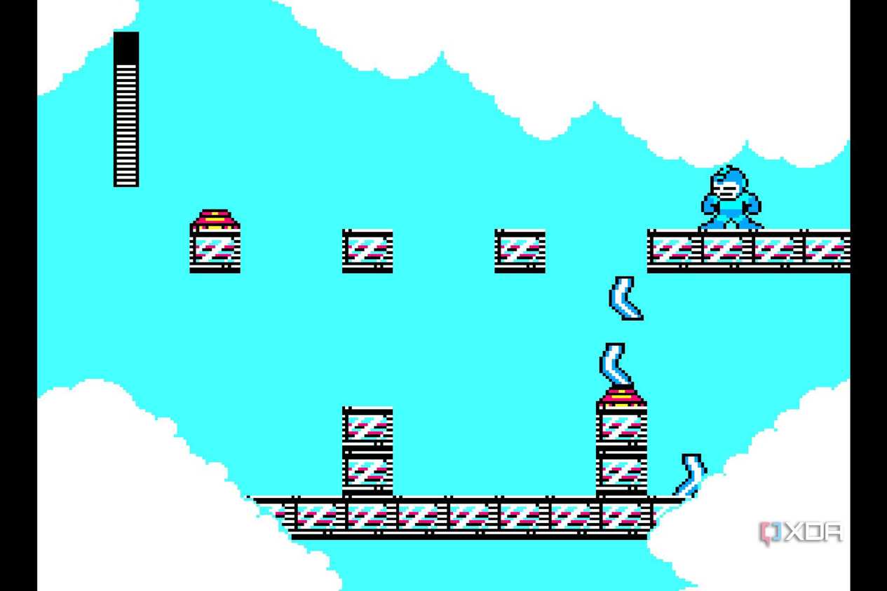 Screenshot from the NES game Mega Man 2.