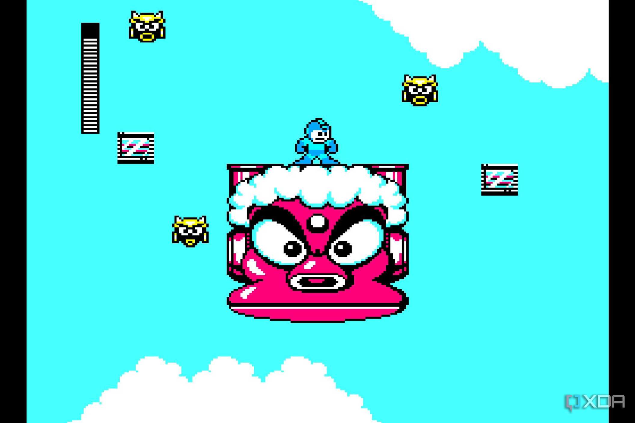 Screenshot from the NES game Mega Man 2.