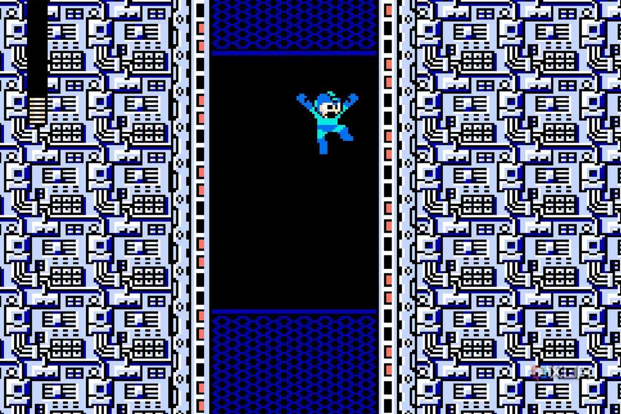 Screenshot from the NES game Mega Man 3.