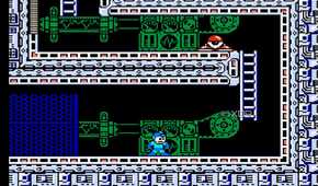 Screenshot from the NES game Mega Man 3.