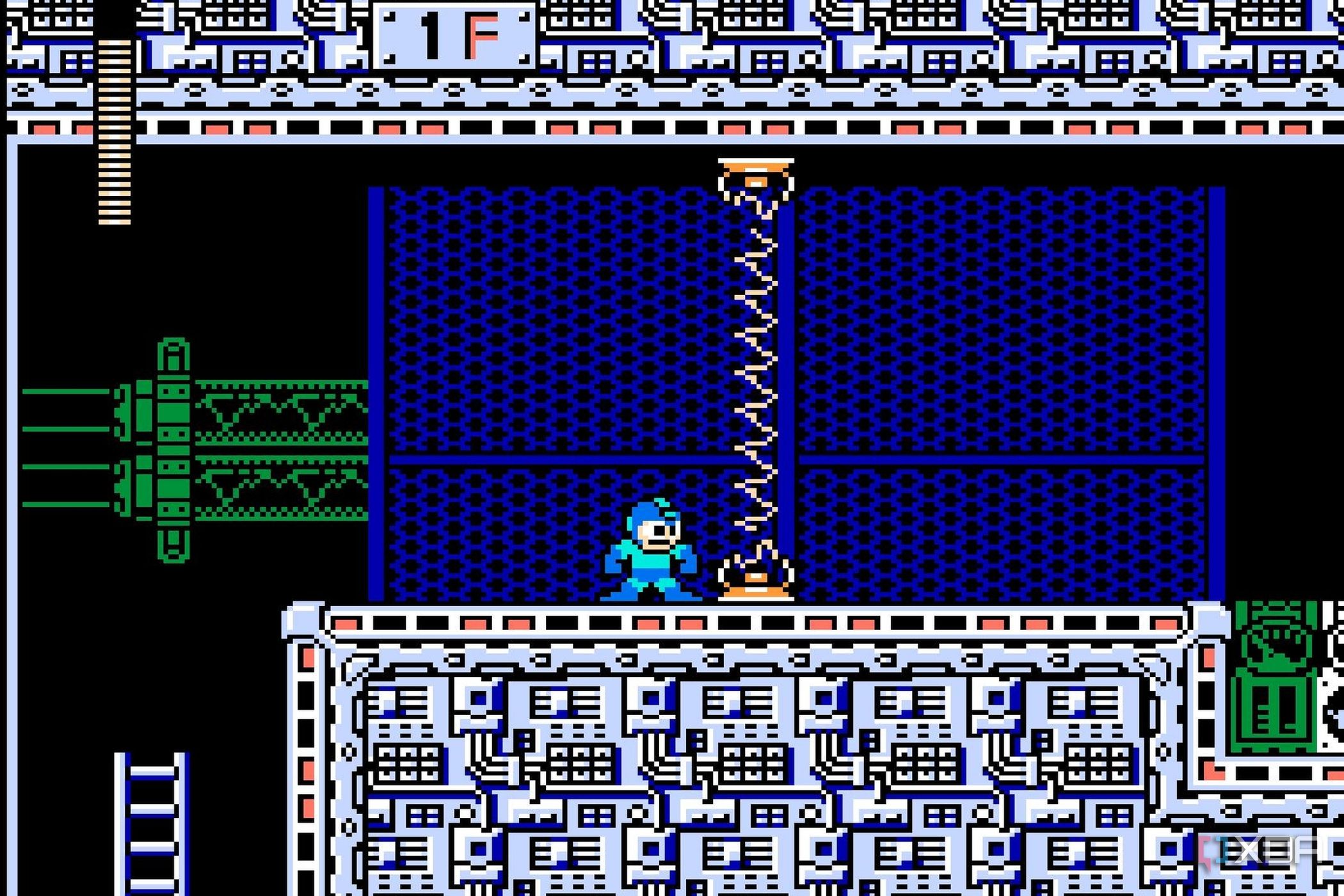 Screenshot from the game Mega Man 3.