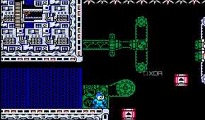 Screenshot from the NES game Mega Man 3.