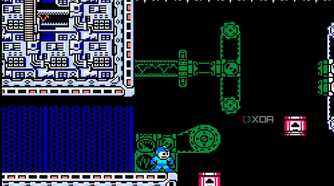 Screenshot from the NES game Mega Man 3.