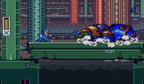 A screenshot from the 1993 SNES game Mega Max X.