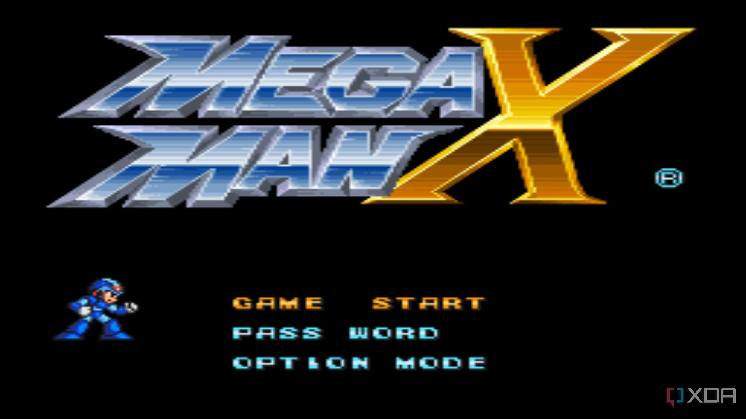 A screenshot from the 1993 SNES game Mega Max X.