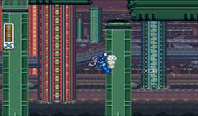 A screenshot from the 1993 SNES game Mega Max X.