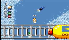 Qualifiers in the SNES game MicroMachines.