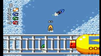 Qualifiers in the SNES game MicroMachines.