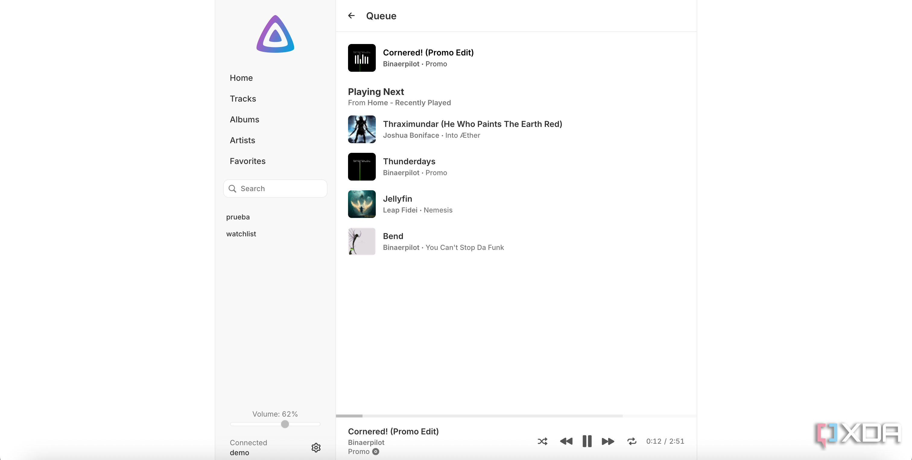 Music queue on Jellyfin-1