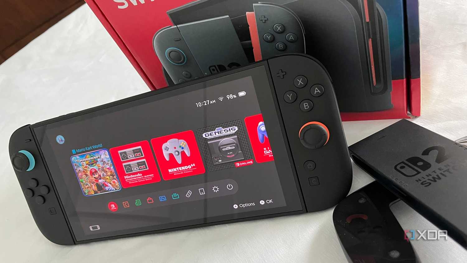 A picture of the Nintendo Switch 2.