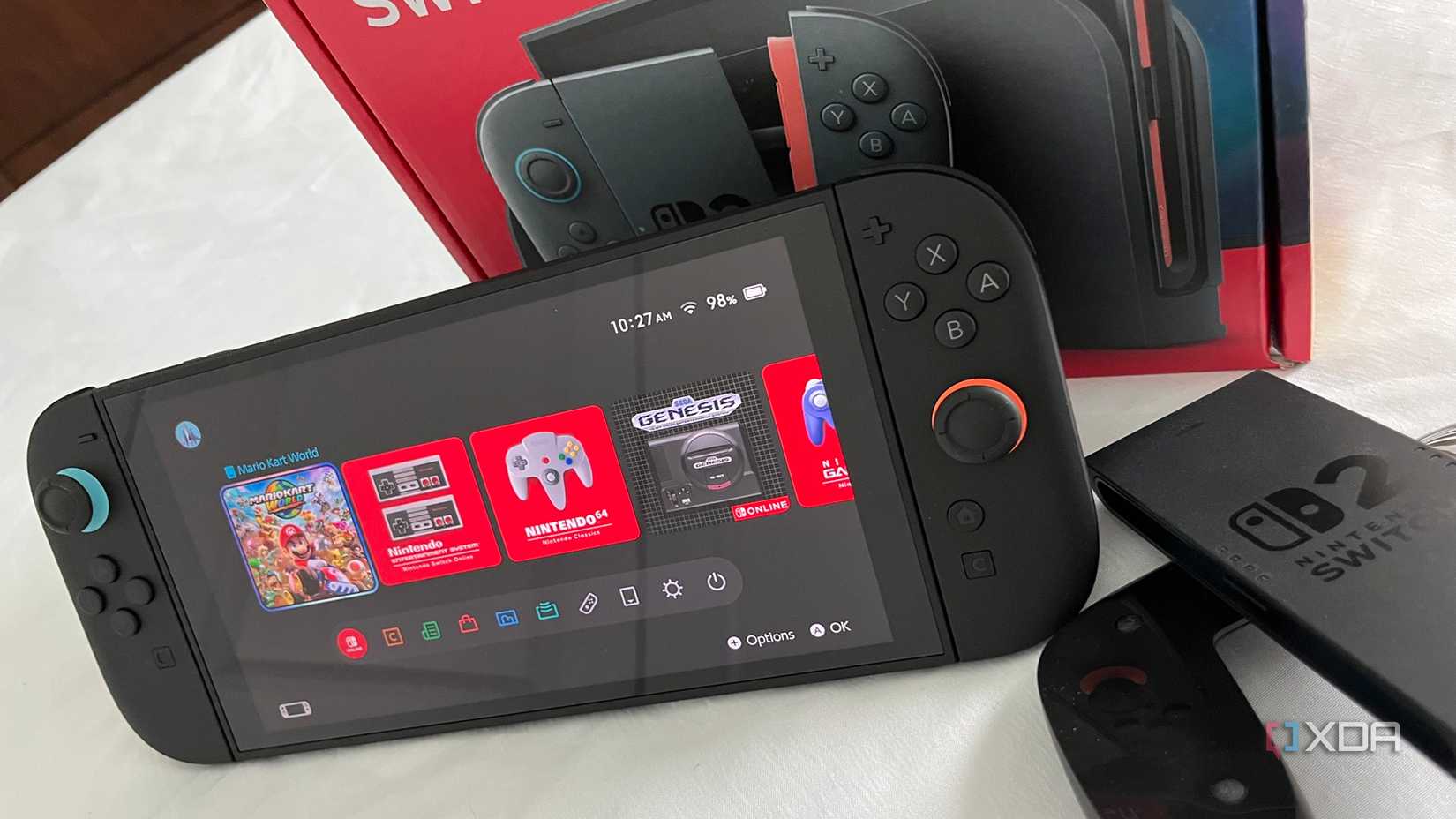 A picture of the Nintendo Switch 2.