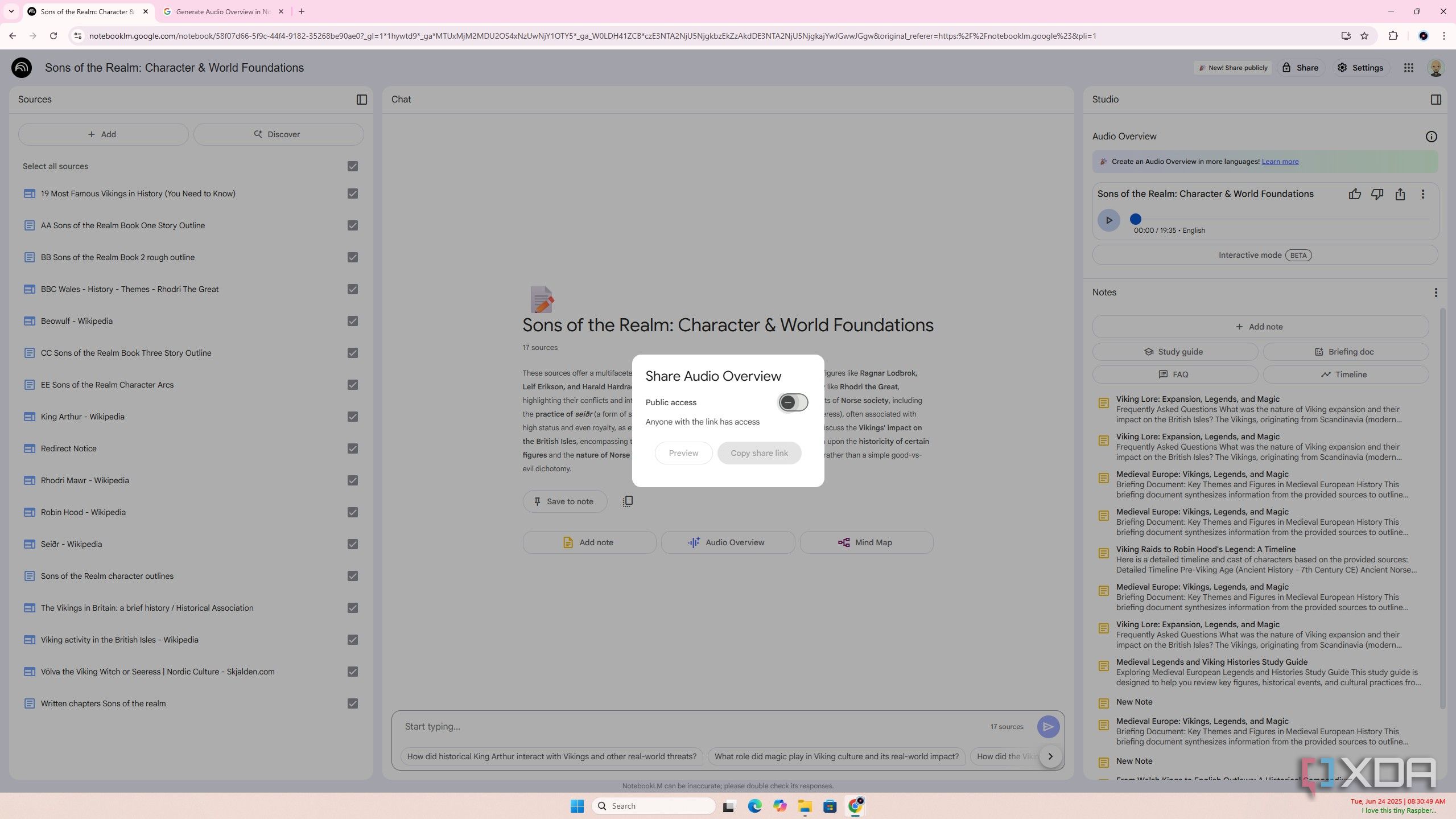 NotebookLM AI Overview 