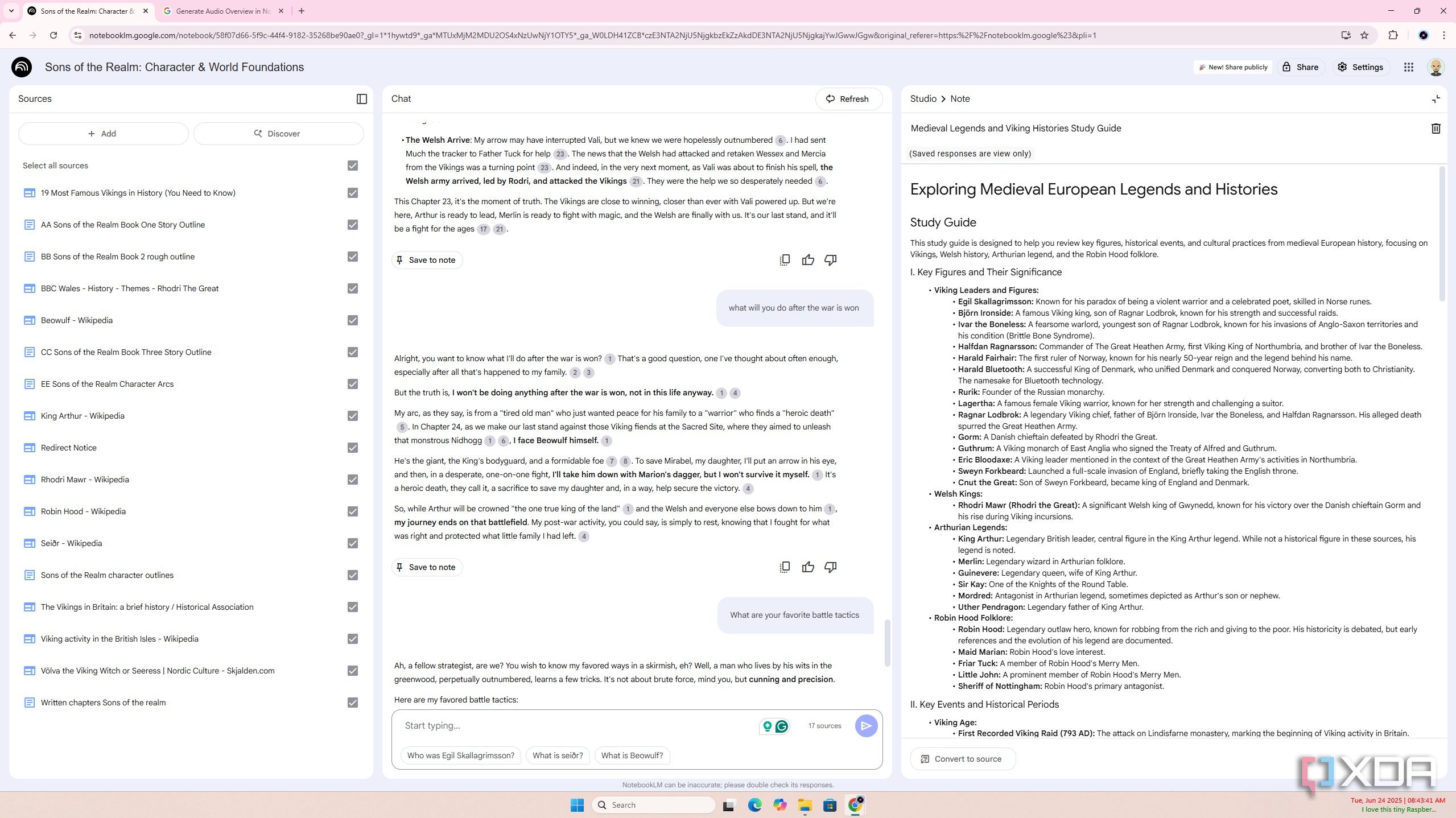 NotebookLM Studio Study guide