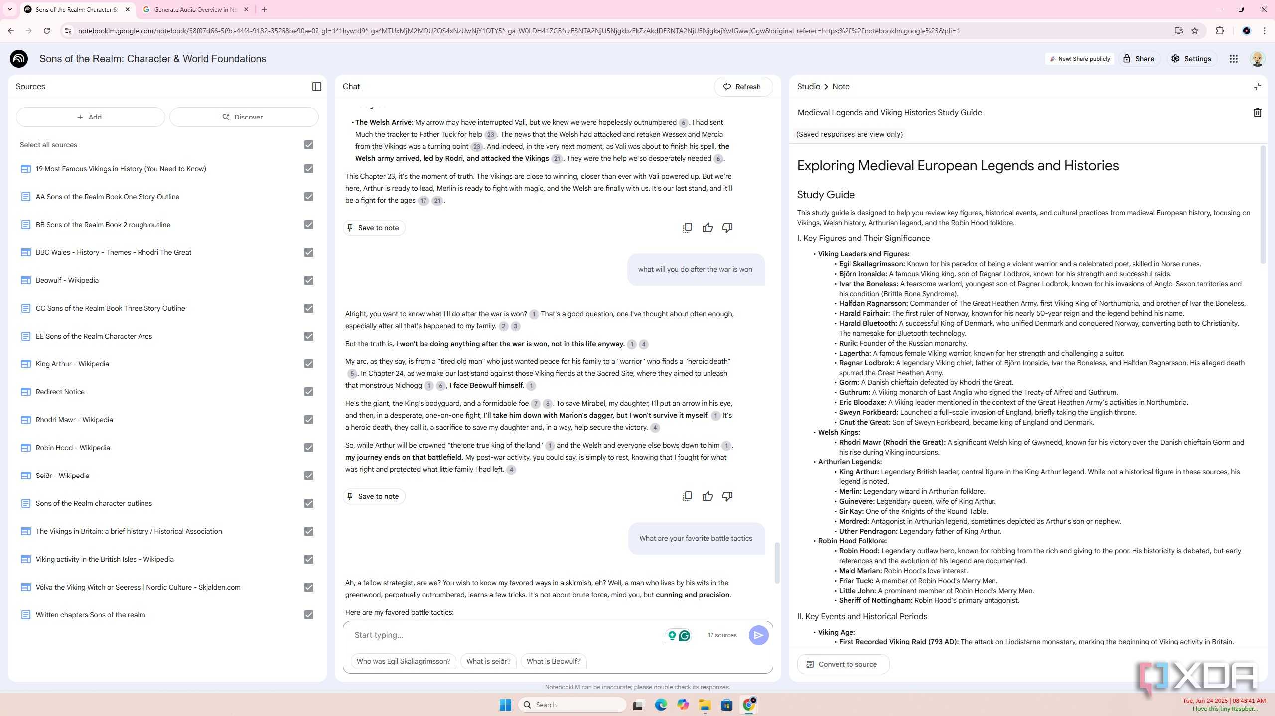 NotebookLM Studio Study guide