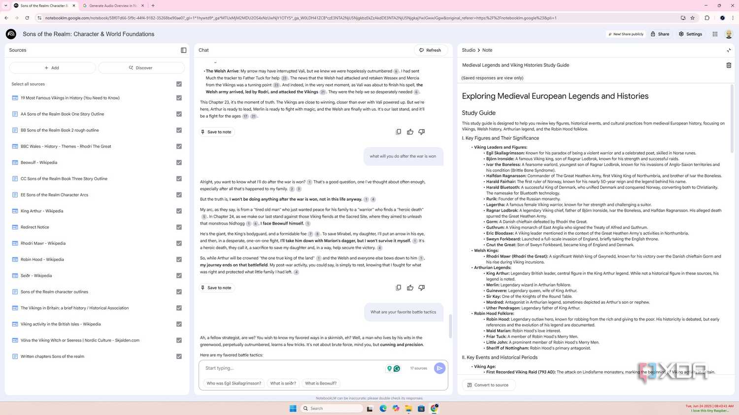 NotebookLM Studio Study guide