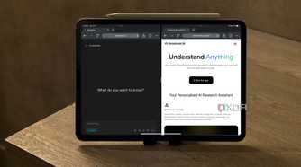 NotebookLM and Perplexity's website displayed
