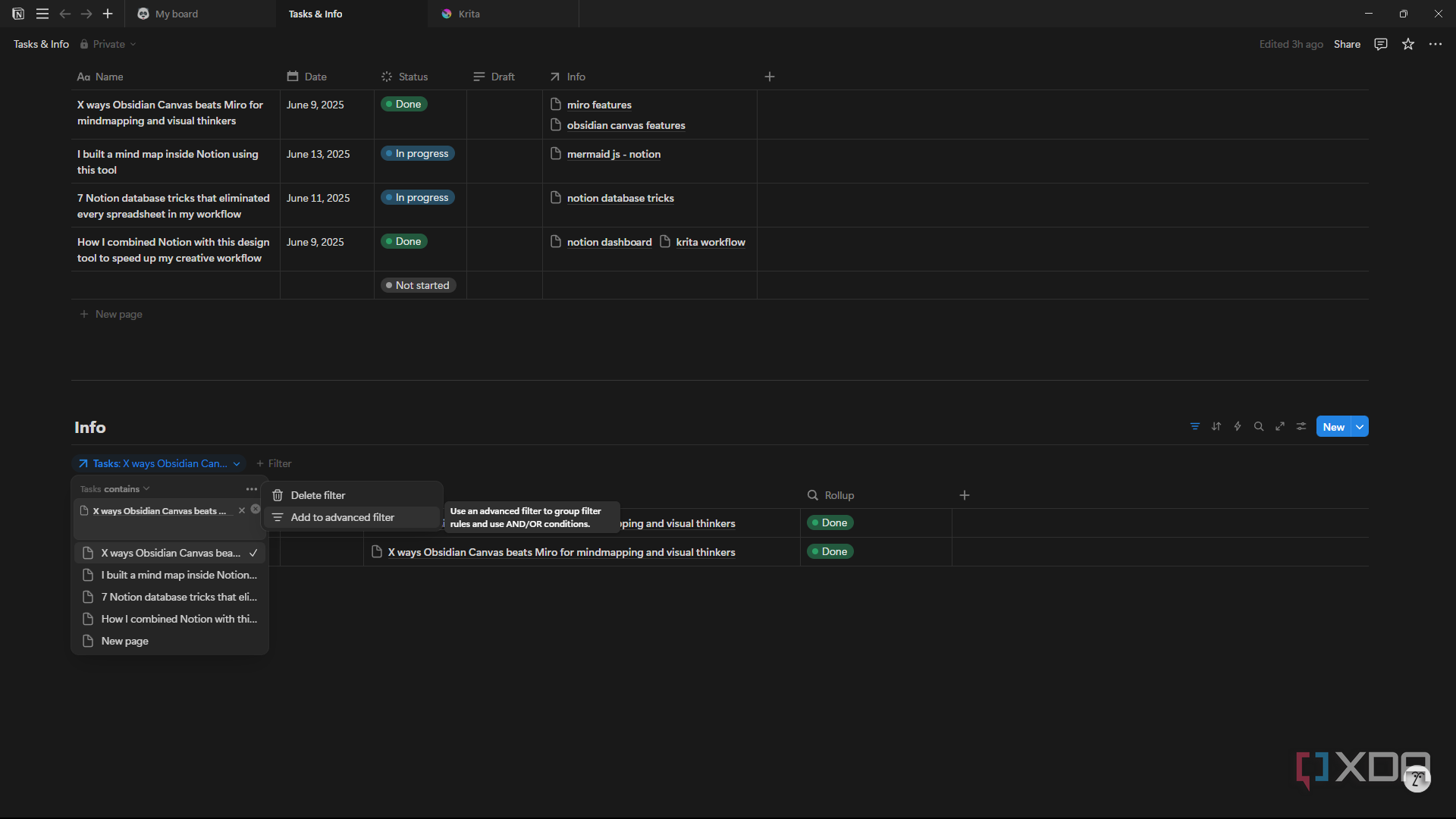 See how databases in Notion eliminated spreadsheets from my workflow
