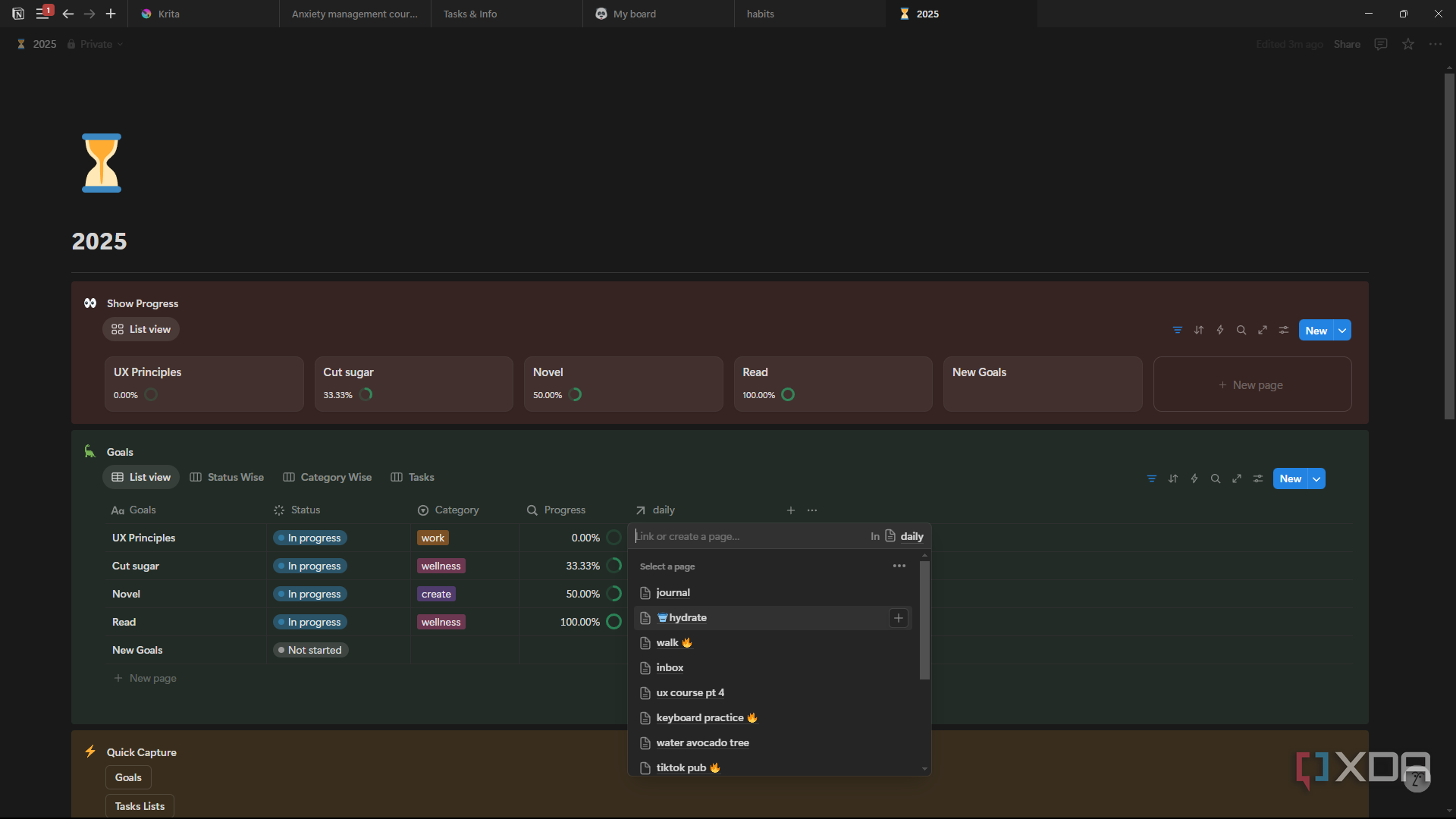 Notion add related entries to database