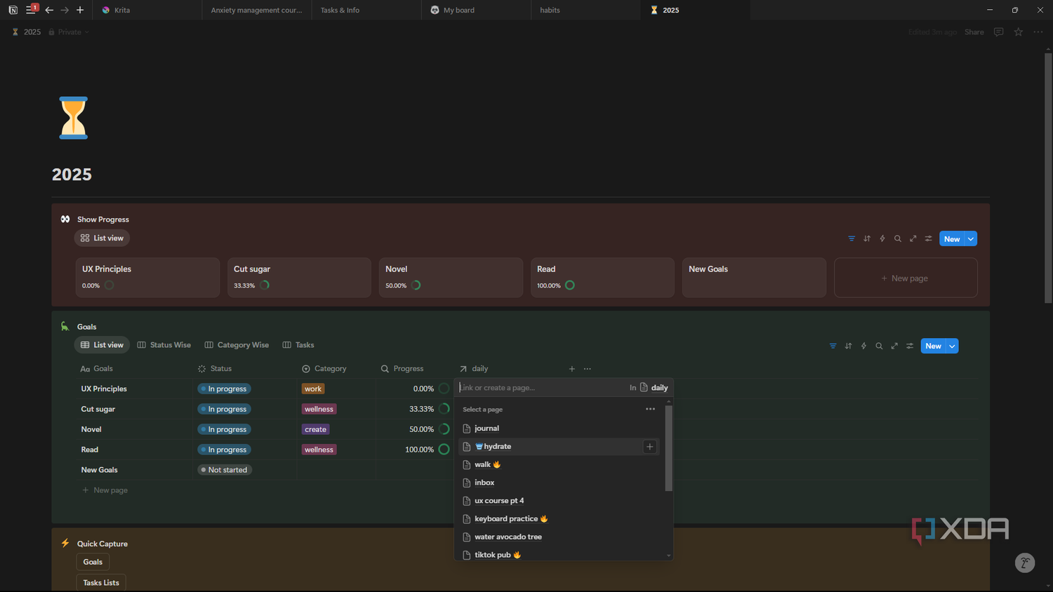 Notion add related entries to database