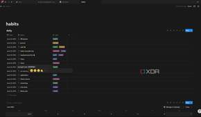 Notion adding emojis to database entries