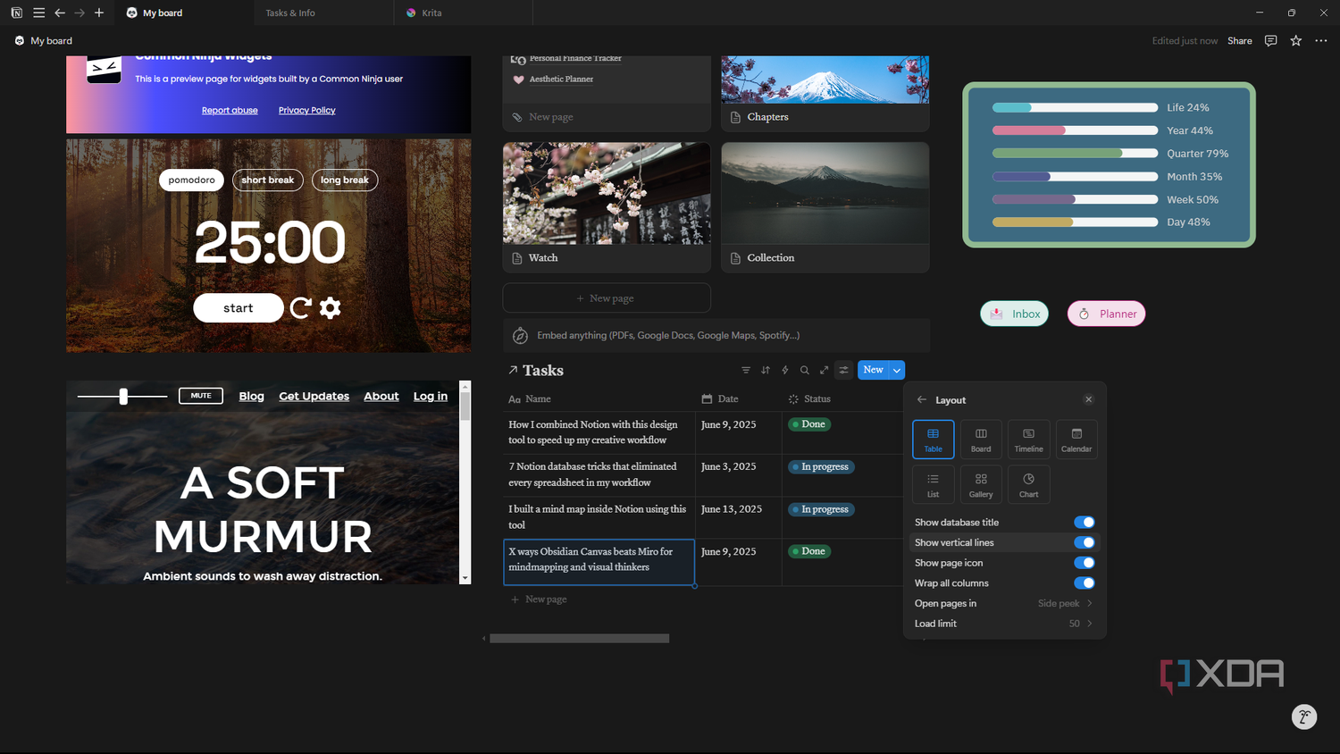 See how databases in Notion eliminated spreadsheets from my workflow