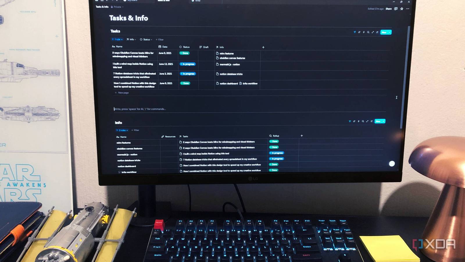 See how databases in Notion eliminated spreadsheets from my workflow