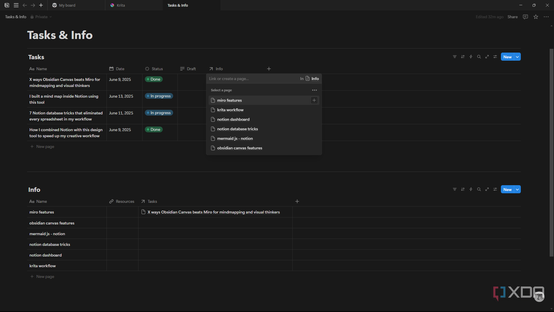 Notion view relation paths in connected database