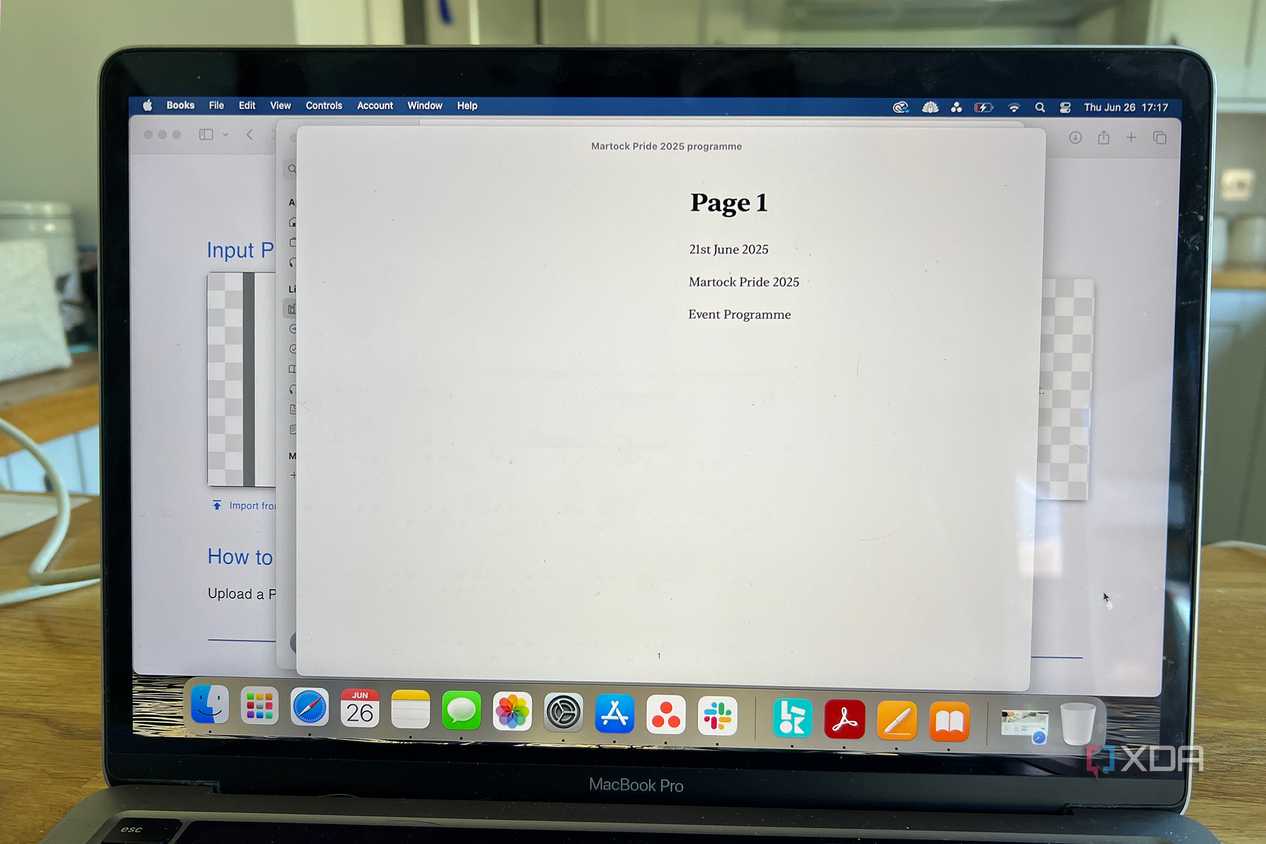 Omni Tools PDF to ePub feature eBook page 1 visible