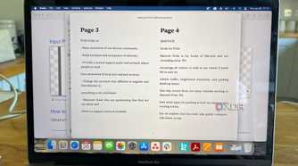 Omni Tools PDF to ePub feature with eBook pages 3 and 4 visible