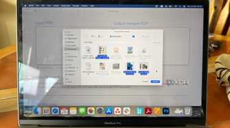 Omni Tools Merge PDF feature file picker popup