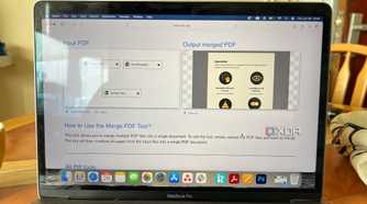Omni Tools Merge PDF feature merged file output