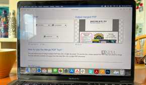 Omni Tools Merge PDF feature merged file output