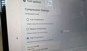 Omni Tools compress PDF feature high compression settings