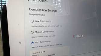 Omni Tools compress PDF feature high compression settings