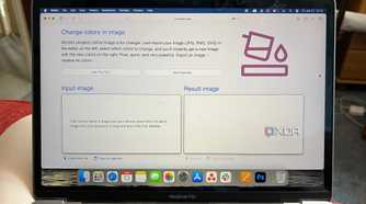 Omni Tools recolor image tool upload page