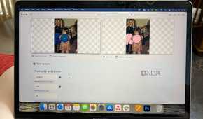 Omni Tools recolor image tool before and after changing blue to pink