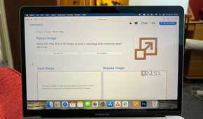 Omni Tools resize image tool upload page