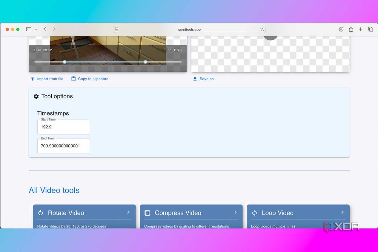 Monsnodevideo Tools I use Omni Tools for basic video editing tasks — here’s how