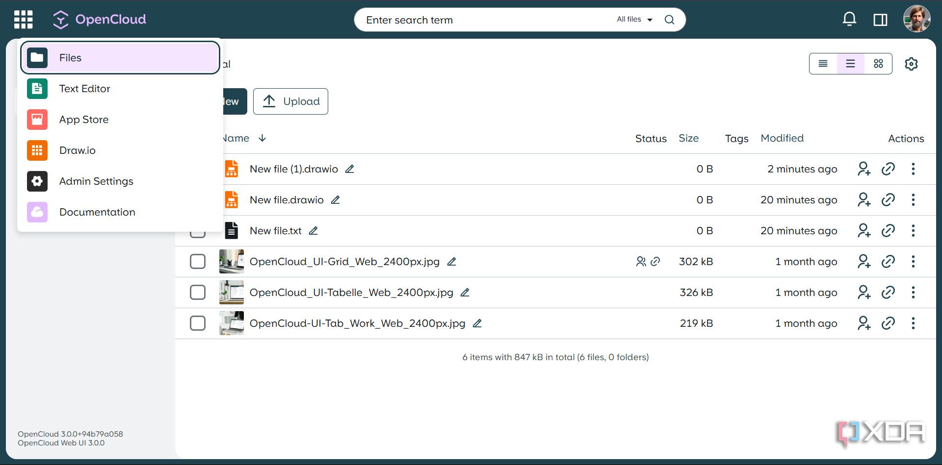 OpenCloud options
