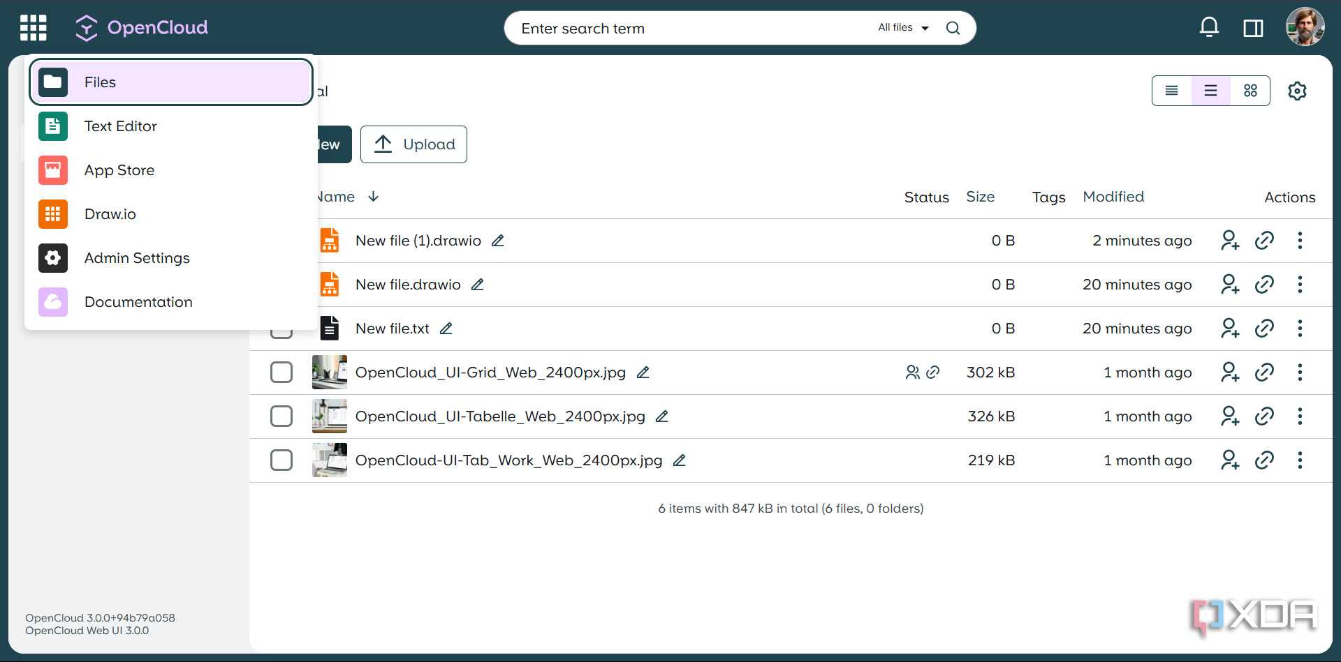 OpenCloud options