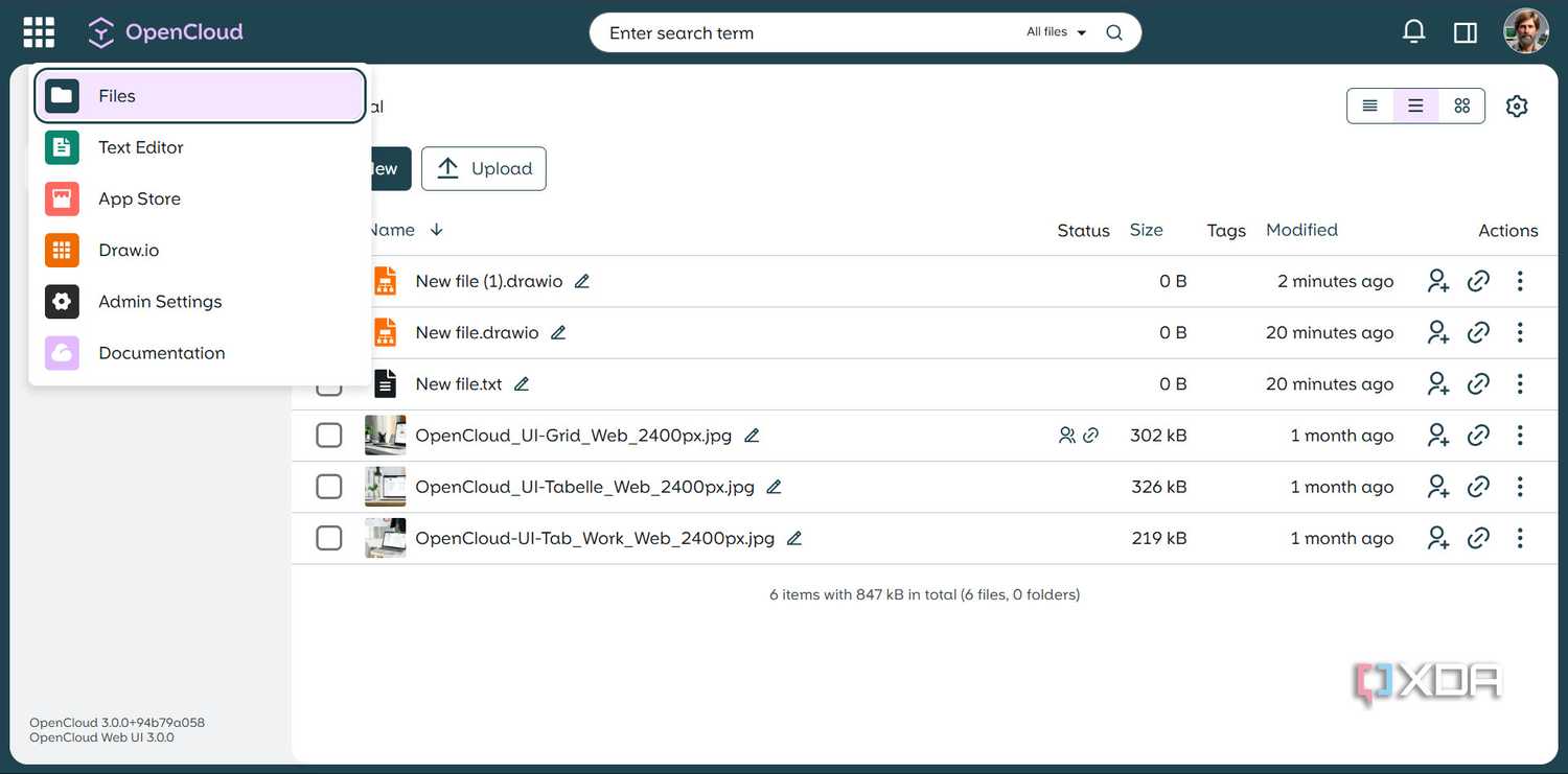 OpenCloud options