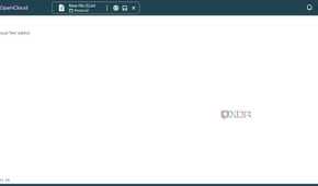 OpenCloud text editor