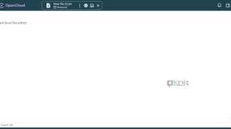 OpenCloud text editor