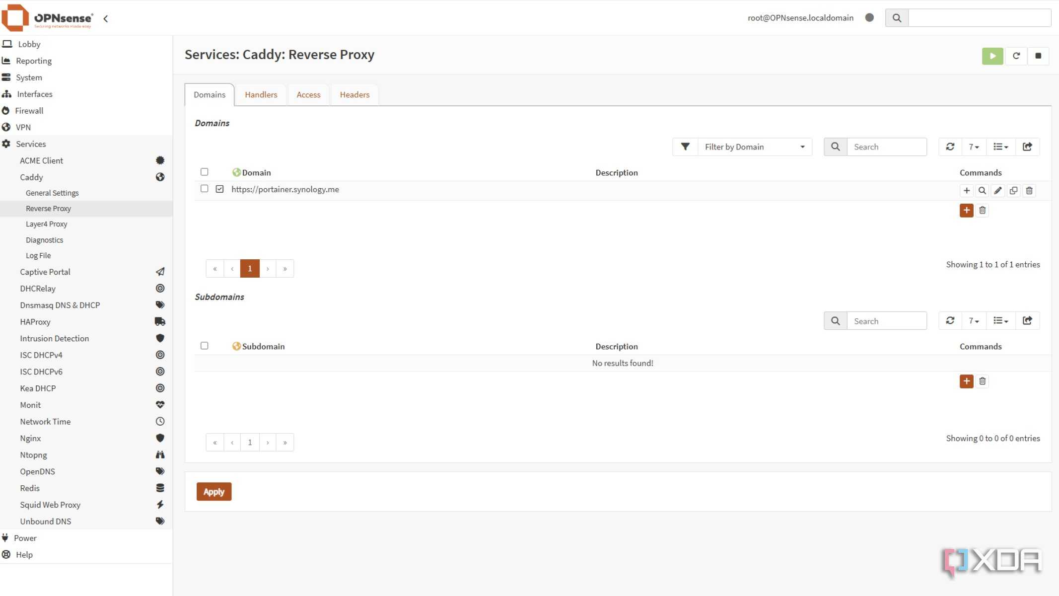 opnsense-unbound-local-domain-caddy