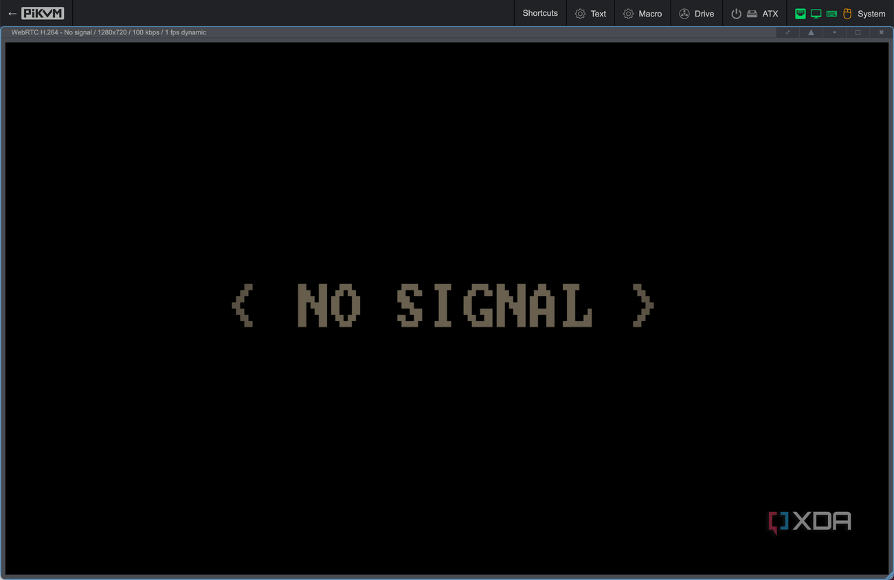 PiKVM no signal because PC rebooting