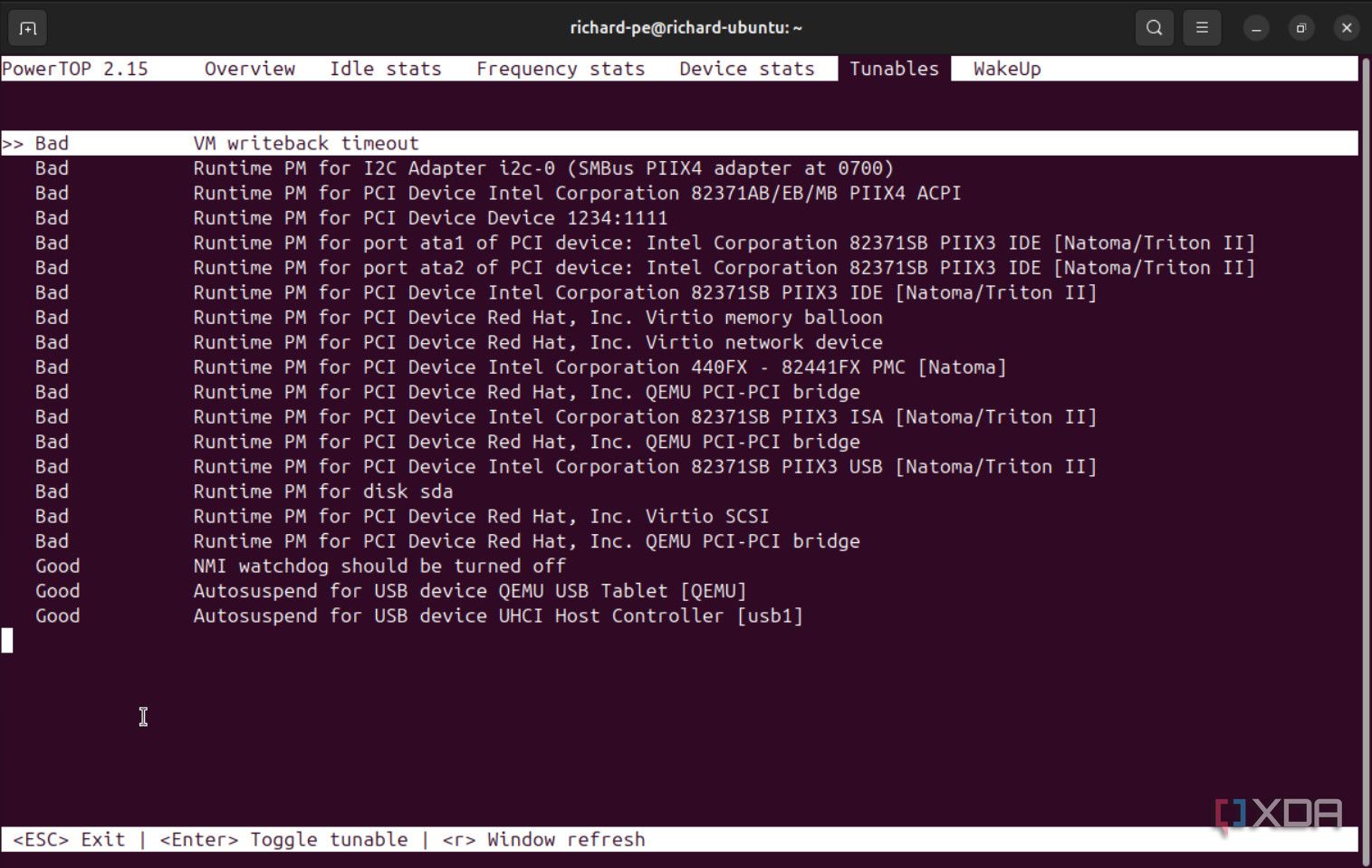 PowerTOP is a free Intel tool for making Linux more power-efficient