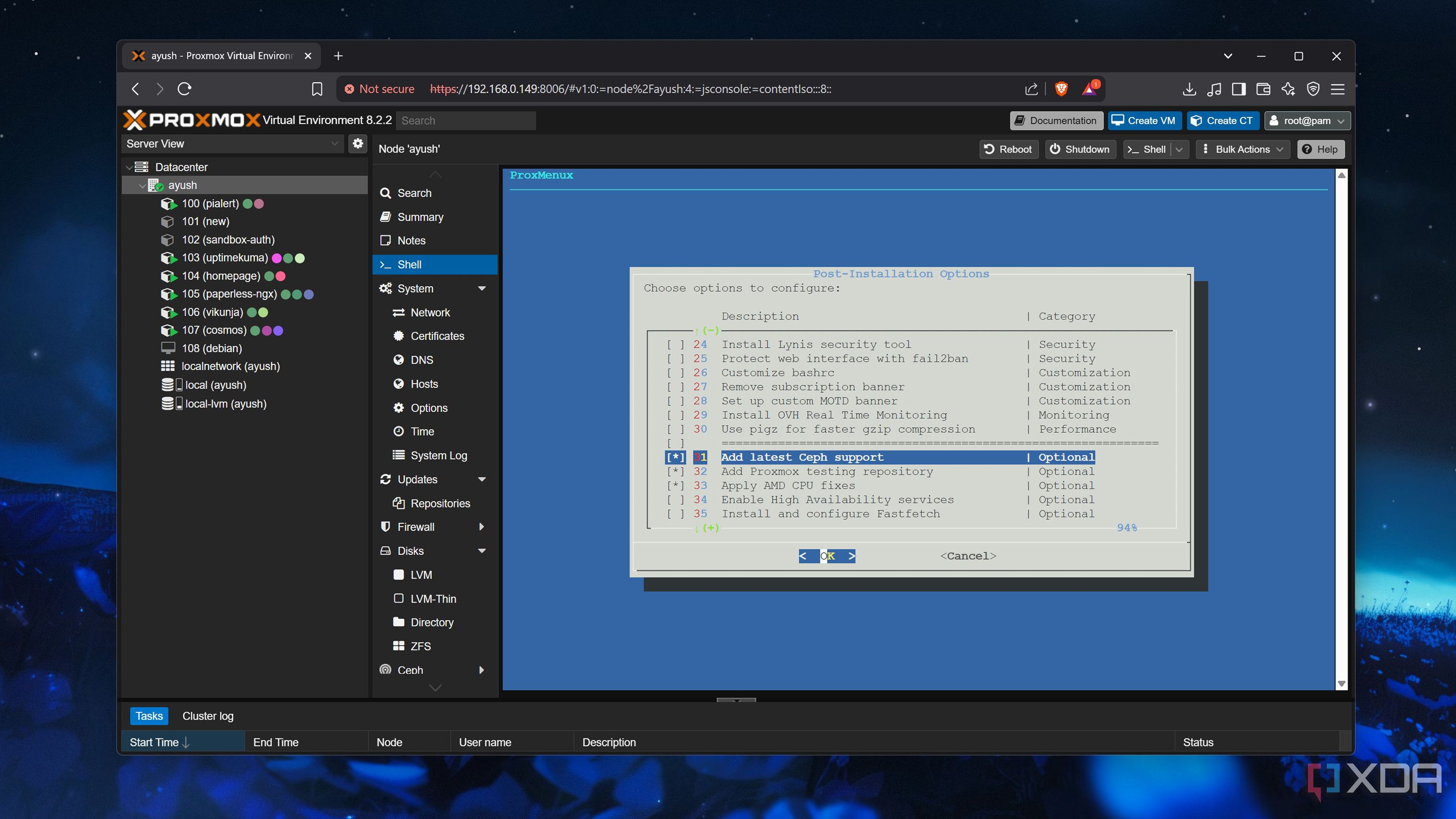 I use this tool to help manage my Proxmox server, and I could never go back