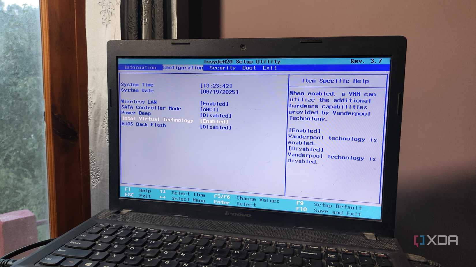 Enabling Intel VTX in BIOS