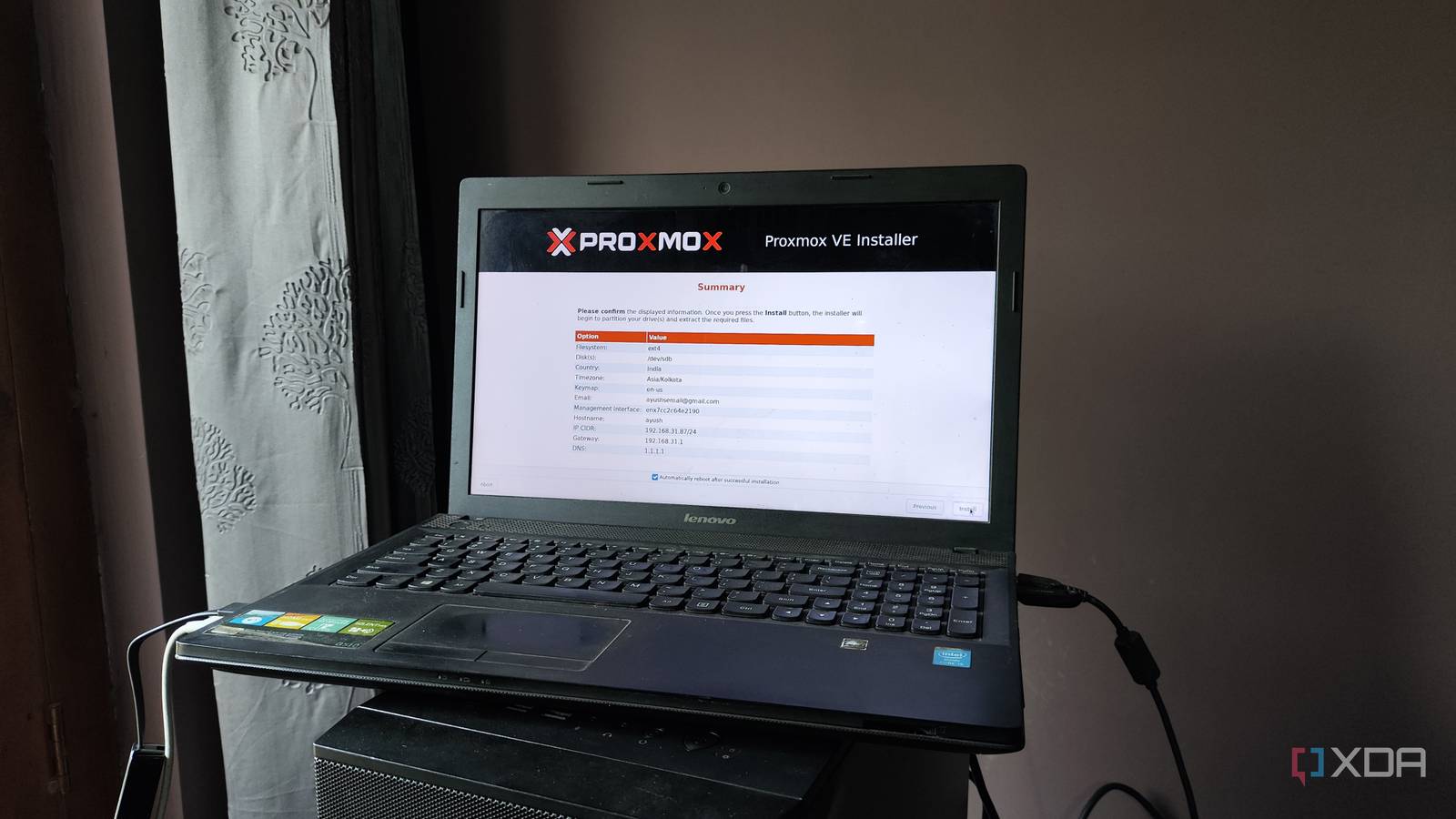 I built a high-availability server cluster using Proxmox and two cheap laptops